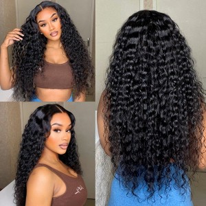 Undetectable Invisible Lace Water Wave 13x4 HD Frontal Lace Wig | Real HD Lace Eva【W572】