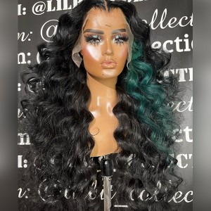  Highlight Loose Wave Virgin Human Hair 13x6 Lace Front Wigs Pre Plucked Hailine And Bleached Knotes Eva【W404】