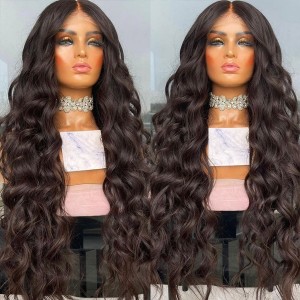 Tried our Luxury Cambodian Wave? 13x6 Lace Front Wigs Pre Plucked Hairline Swiss Lace. Make your look complete this summer!【W411】